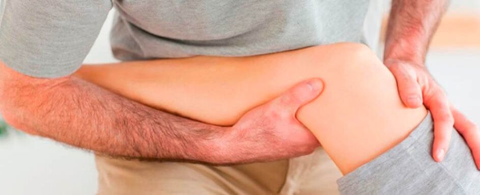 examen de la articulación de la rodilla para detectar dolor